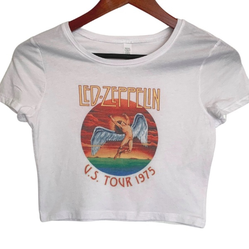 Led Zeppelin cropped shirt